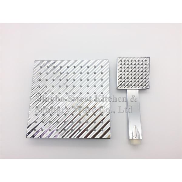 Double face ABS completely Chrome plating single function shower head hand
