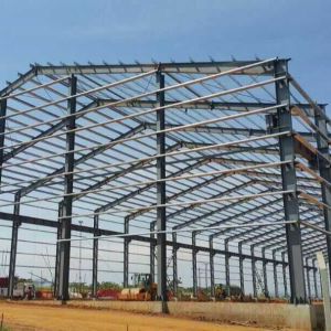 Anti Rust Painting Metal Workshop Buildings Prefabricated Metal Warehouse ODM