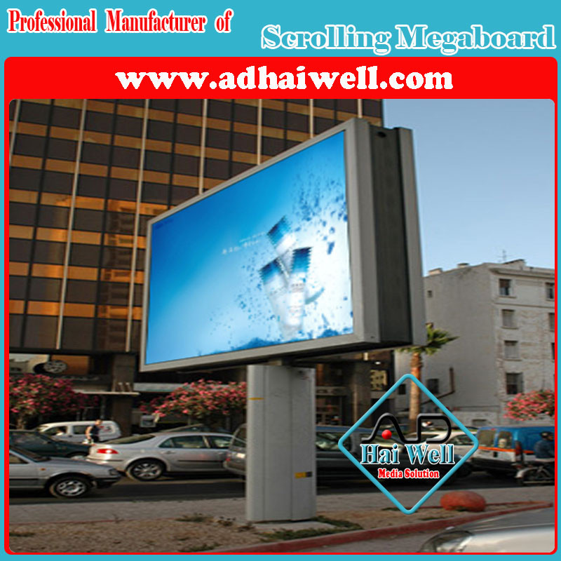 Quality W3X H2 Scrolling City LED Light Box Billboard for sale