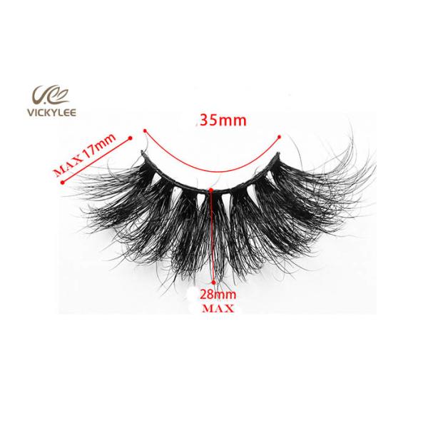 Natural Mink Hair Thickness 0.05 17MM 7D Volume Lashes