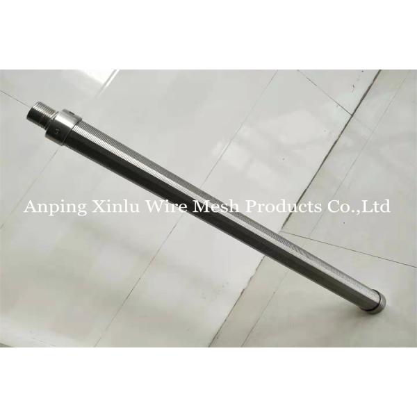 Slot 0.15mm Stainless Steel Wedge Wire Screen Pipe For Wastewater Filter