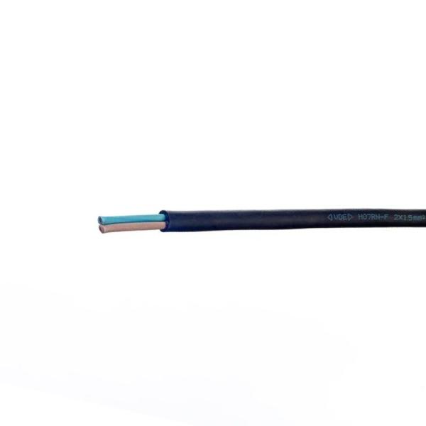 Conductor Material Copper H07RN-F 2x1.5 2 Core Flat Insulated Rubber Power Cable