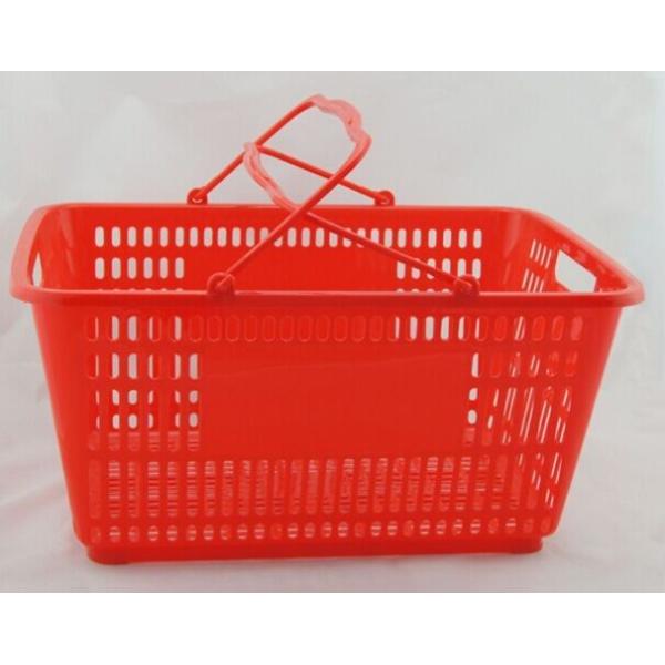 Buy Flexible Plastic Shopping Hand Baskets / Reusable Grocery Shopping Baskets With Handles at wholesale prices