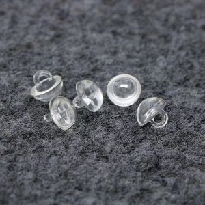 Factory price pearl white Irregular ball shape with metal leg sewing button