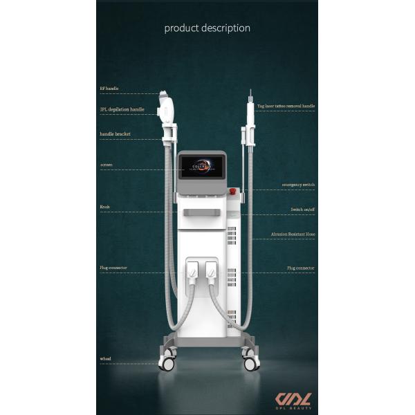 3 in 1 IPL RF Nd Yag OPT Beauty Machine Skin Tightening Tattoo Removal Beauty Machine