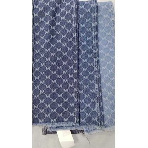 Beautiful pattern Heavy weight Dark blue with full width 180cm /10x7 Denim
