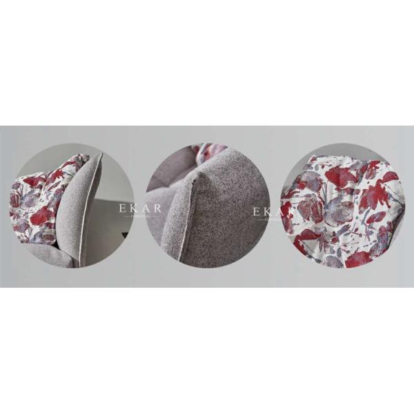 Living Room Furniture L Shaped Fabric Modern Sectional Sofa Set