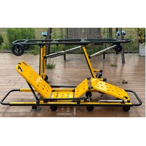 First Aid Aluminum Alloy Ambulance Stretcher with Folding Leg Mechanical