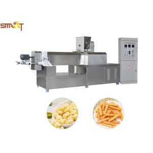 Stainless Steel Maize Corn Puff Snack Machine With Extrusion System