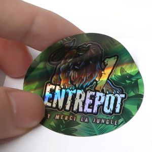 3d Holographic Seal Stickers Waterproof Reusable Cutomized Sizes