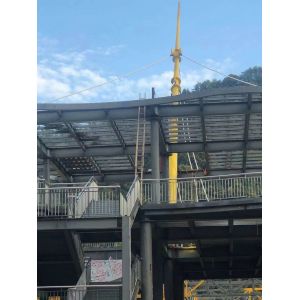 Z Purlin Steel Structure Building With EPS Sandwich Panel