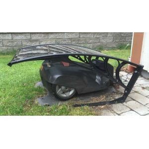 Stable Base PC Transparent 103cm Robot Mower Garage