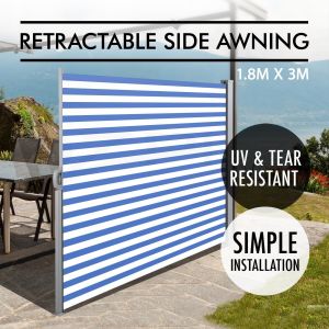 Waterproof Retractable Side Awning Privacy Screen Polycarbonate Sheet