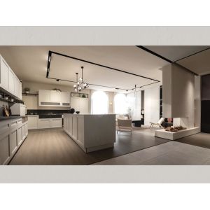 Zigzag pattern Custom Whole Open Kitchen Furniture Modern Modular Kitchen