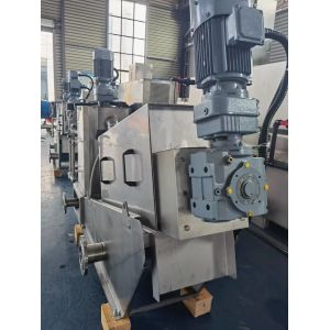 Continuous Screw Press Sludge Dewatering Machine