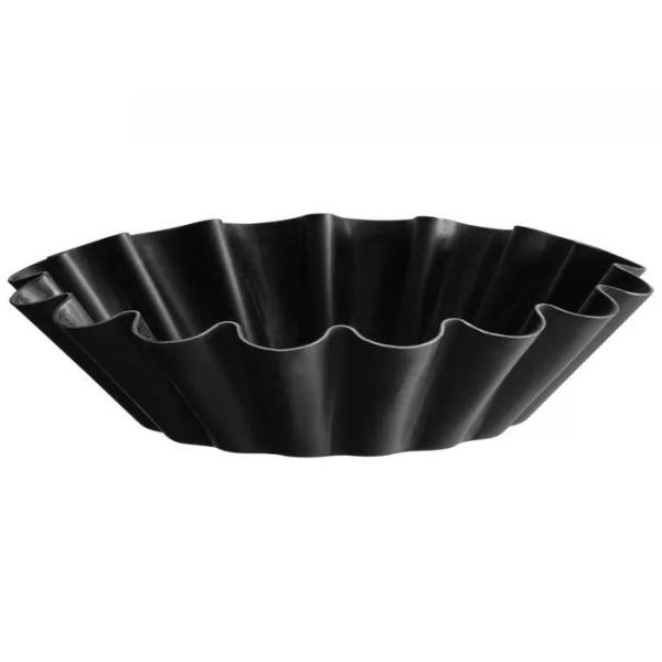 Foodservice NSF Telfon Nonstick Aluminium Cupcake Mould Mini Fluted Brioche Cake Pan Mold