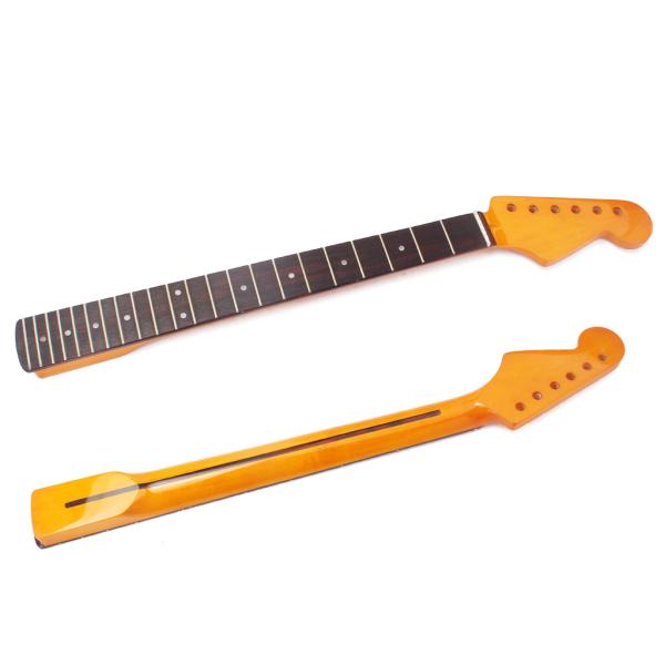 Maple Wood Rosewood Guitar Neck 6 String Guitar Neck Glossy Finish