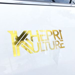 Custom Printing 70 Microns Heat Transfer Sticker , Heat Press Stickers