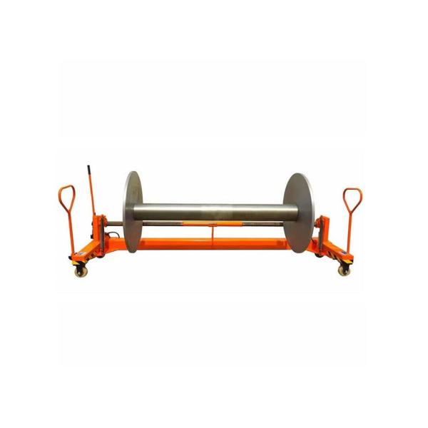 Buy Textile Warp Beam Trolley Two Hydraulic Cylinders Beam Trolley System at wholesale prices