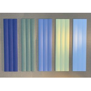 Upholstery Fabric Wrapped Acoustical Wall Panels , Durable 3d Wall Cladding