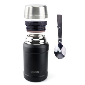 Outdoor Stainless Steel Vacuum Food Container 800ml Capacity