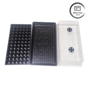 China Economical Plastic Seedling Trays For Tomatoes Efficient Germination System For Seed Starters on sale