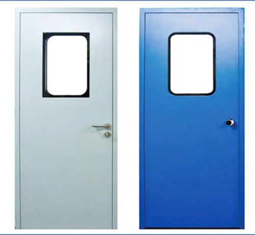 Buy Master Series Steel Pharmaceutical Cleanroom Door Single / Double / Unequal Leaf at wholesale prices