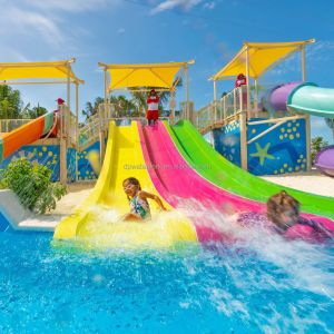Water Park Manufacturer Fiberglass Swimming Pool Slides Project Popular