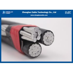 1.1KV Low Voltage XLPE Overhead Insulated Cable With Supporting Core System
