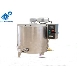 Cylindrical Chocolate Making Machine Storage Tank 3kW Electrical Heating Power