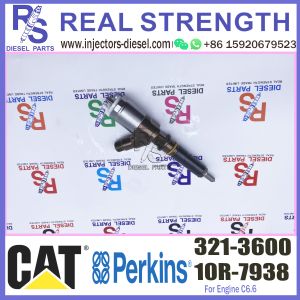 3213600 321-3600 C6.6 Engine Diesel Spare Parts Fuel Injector with CD for Loader