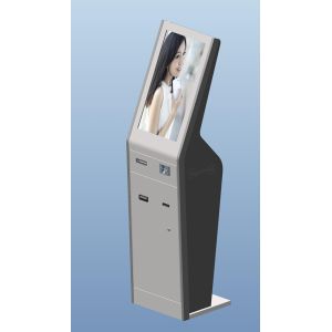 Dust-Proof Multimedia Card Dispenser Kiosk With 32 Inches Touch Screen, Cash
