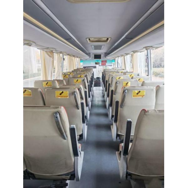 48 Seat Second Hand Shuttle Bus Ingles XMQ6118 Electric Coach Bus Cummins Engine