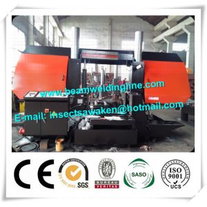 CNC Metal Cutting Band Saw Machine , Pipe Bandsaw Cutting Machine