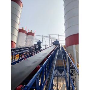 90m3/H HZS90 Concrete Batching Plant Dry Automatic Control System