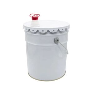 China Customized metal paint bucket and lid Rust Resistance and Stackable Design 12-43 cm Height on sale