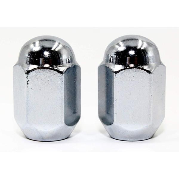 Chrome Dome Top Alloy Wheel Bolts Locking Lug Bolts 1.40" Overall Length