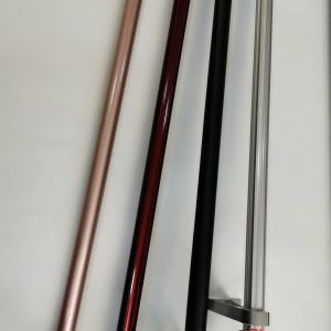 Window 6.3m 22 Inch Polished Chrome Curtain Pole