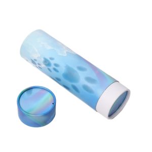 Matte Lamination Paper Tube Packaging Large Diamete Custom Design