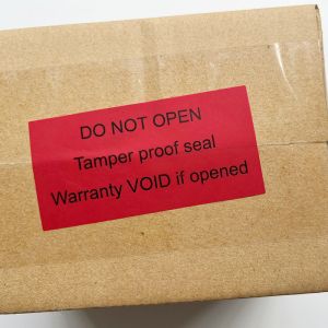 Self Adhesive Anti Counterfeit Sticker Glossy Lamination