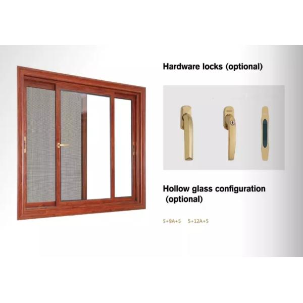 Buy Waterproof Aluminum Sliding Window Replacement With Flyscreen at wholesale prices