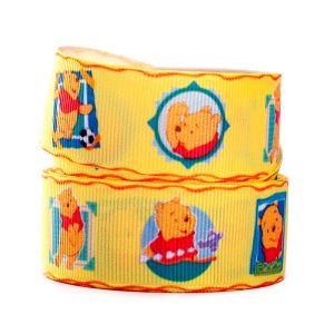 China factory custom printed logo satin ribbon