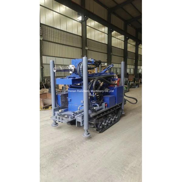 180m Mini Crawler Water Well Drilling Rig with 77.3KW YuChai Engine for Borehole