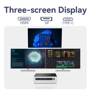 Intel Core I7 1255U 12th Gen Mini PC DDR5 64GB With Dual LAN And HDMI