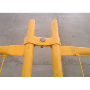 Q235 Steel Metal Crowd Control Barriers , Construction Site Fence Panels