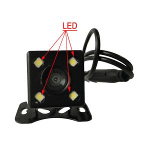Universal Mount metal Backup camera Front Form Cam IR Lights Night Vision HD CCD