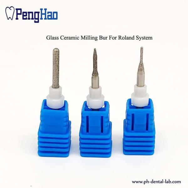Buy Diamond coating glass Dental Milling Burs for Roland system at wholesale prices
