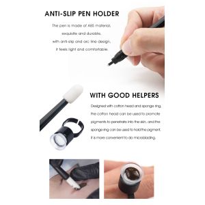 Disposable Microblade Pen with 0.16/0.18/0.20mm Blades and 14F/16F/18F/16U/18U