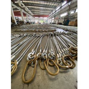 Galvanized Steel 48mm 4 Way Wire Rope Slings, lift sling