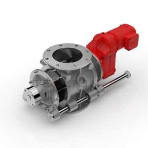 Pellet Airlock Rotating Star Valve Rotary Feeder Low Temperature